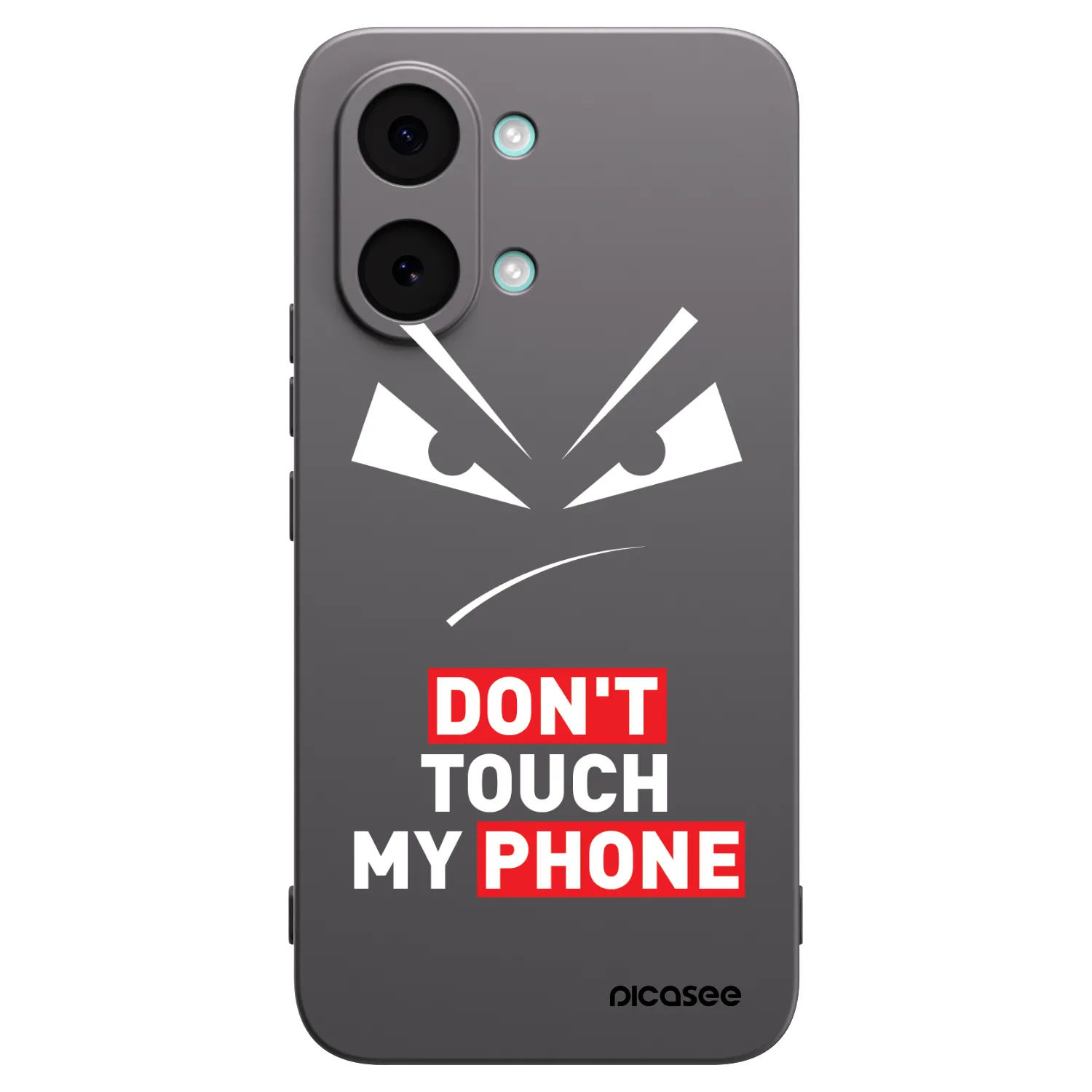 Picasee silikonowe czarne etui na Xiaomi Poco X8 Pro Max - Evil Eye - Transparent