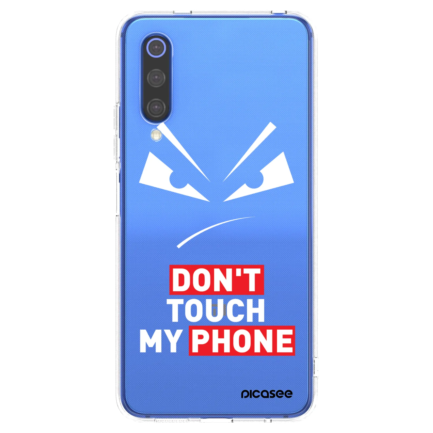 Picasee silikonowe przeźroczyste etui na Xiaomi Mi 9 SE - Evil Eye - Transparent
