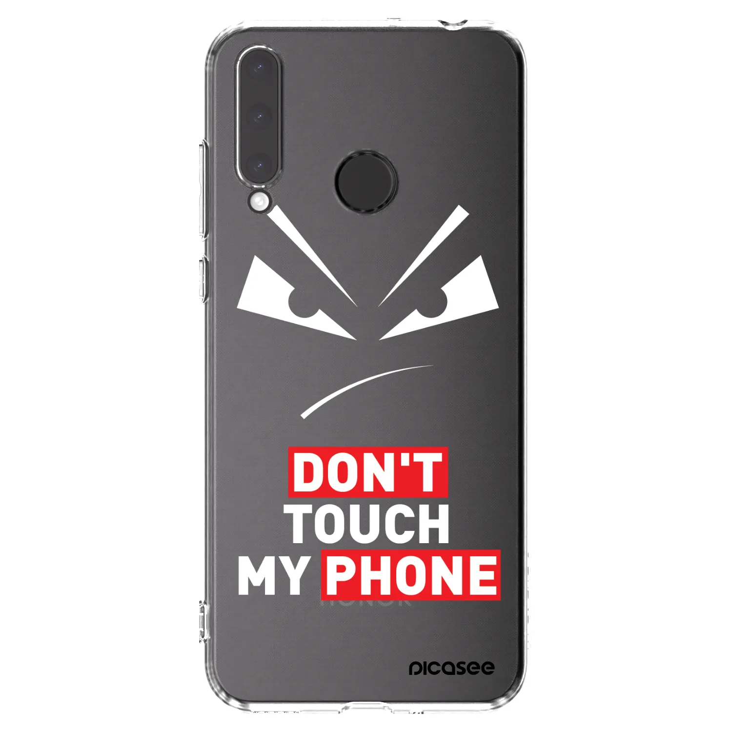 Picasee silikonowe przeźroczyste etui na Honor 20 Lite - Evil Eye - Transparent