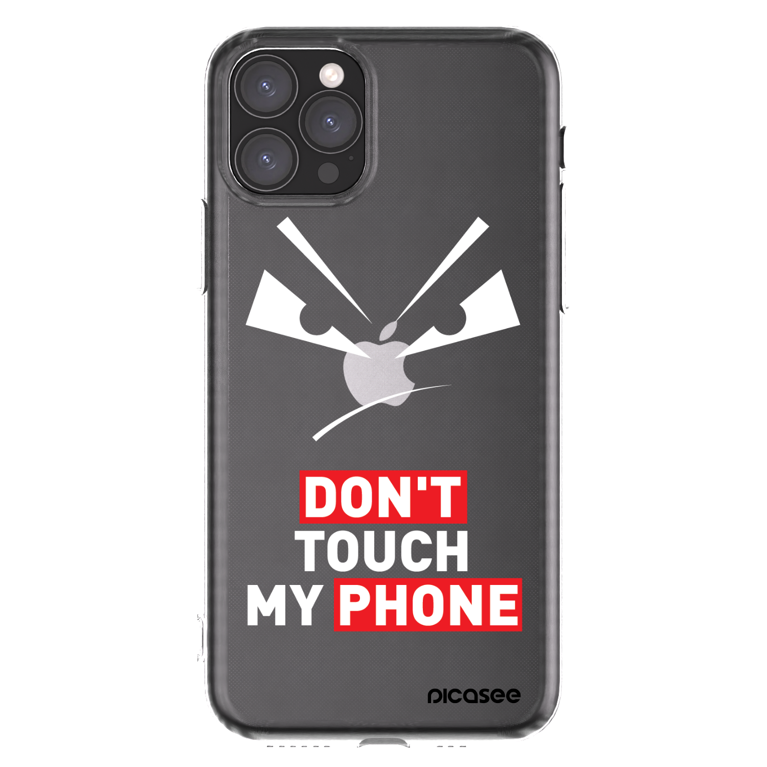 Picasee silikonowe przeźroczyste etui na Apple iPhone 11 Pro - Evil Eye - Transparent