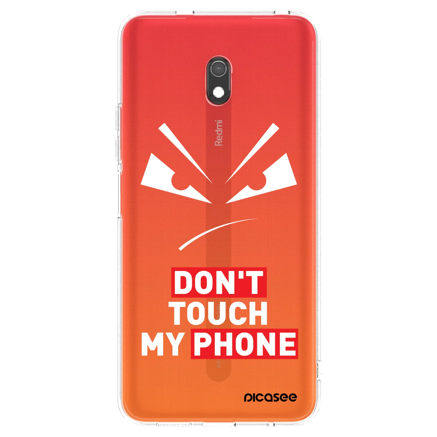 Picasee silikonowe przeźroczyste etui na Xiaomi Redmi 8A - Evil Eye - Transparent