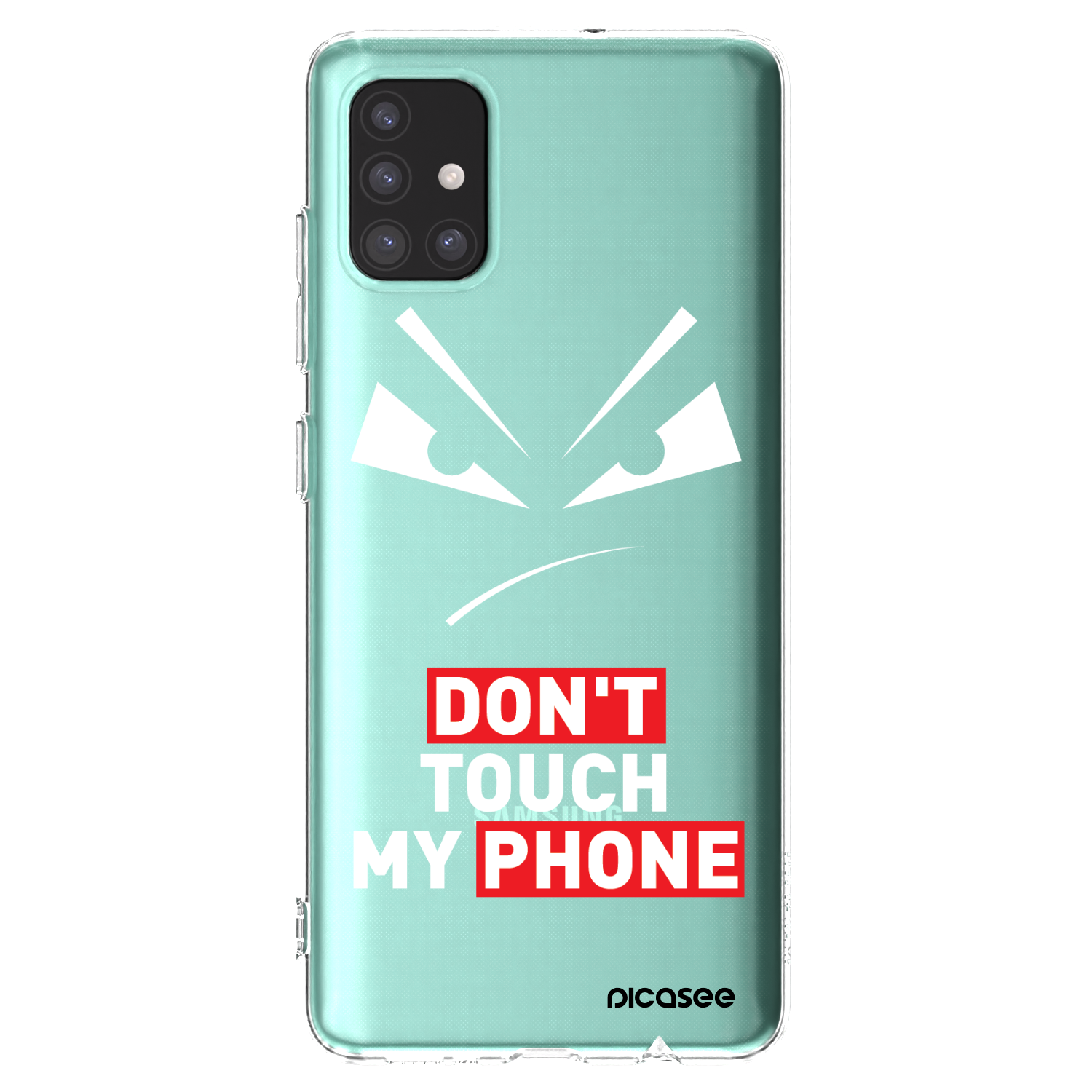 Picasee silikonowe przeźroczyste etui na Samsung Galaxy A51 A515F - Evil Eye - Transparent