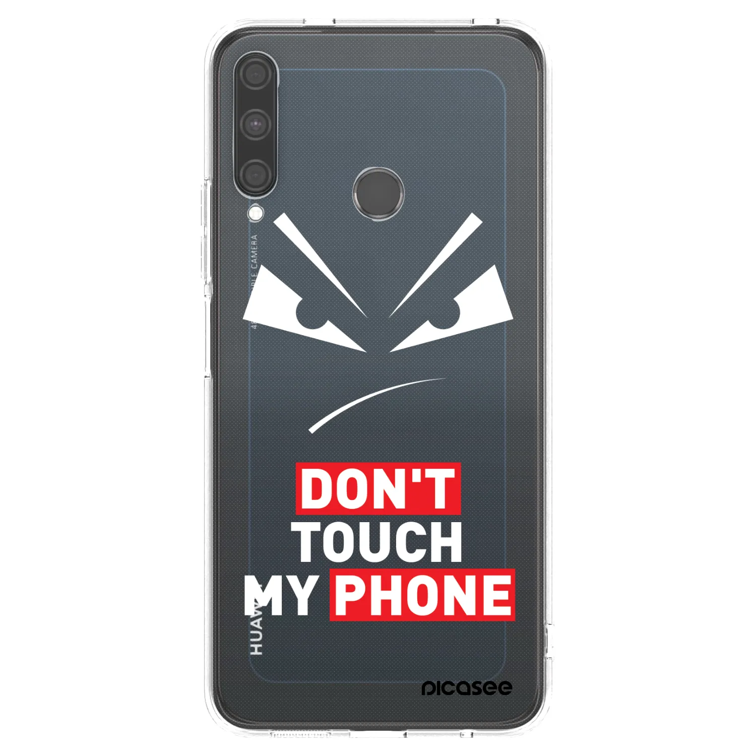 Picasee silikonowe przeźroczyste etui na Huawei P40 Lite E - Evil Eye - Transparent