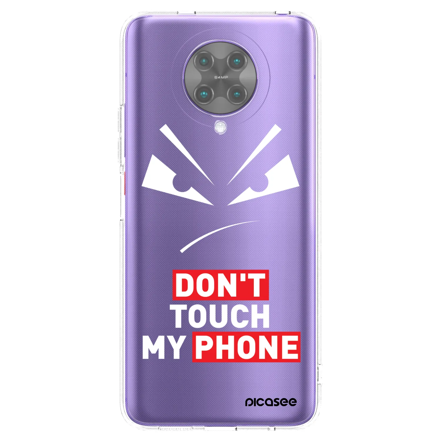Picasee silikonowe przeźroczyste etui na Xiaomi Poco F2 Pro - Evil Eye - Transparent