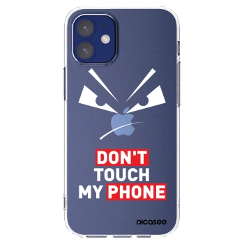 Picasee silikonowe przeźroczyste etui na Apple iPhone 12 mini - Evil Eye - Transparent