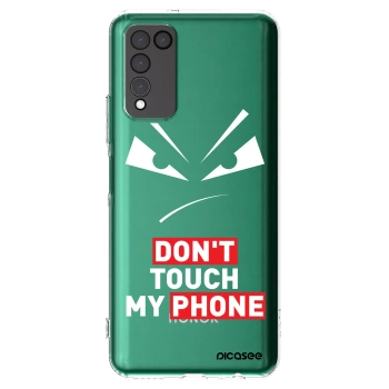 Picasee silikonowe przeźroczyste etui na Honor 10X Lite - Evil Eye - Transparent
