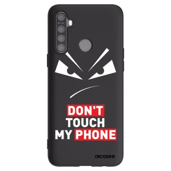 Picasee silikonowe czarne etui na Realme 6i - Evil Eye - Transparent