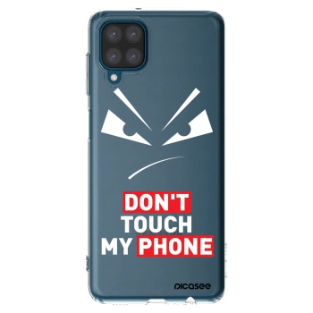 Picasee silikonowe przeźroczyste etui na Samsung Galaxy A12 A125F - Evil Eye - Transparent