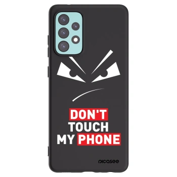 Picasee silikonowe czarne etui na Samsung Galaxy A72 A725F - Evil Eye - Transparent