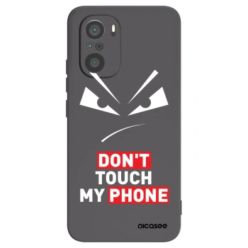 Picasee silikonowe czarne etui na Xiaomi Poco F3 - Evil Eye - Transparent
