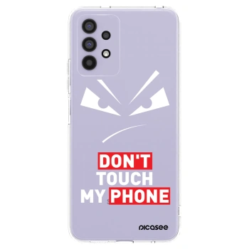 Picasee silikonowe przeźroczyste etui na Samsung Galaxy A32 4G SM-A325F - Evil Eye - Transparent