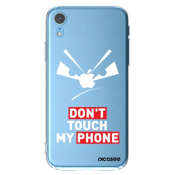 Picasee silikonowe przeźroczyste etui na Apple iPhone XR - Evil Eye - Transparent