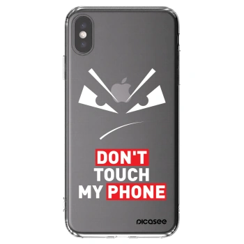 Picasee silikonowe przeźroczyste etui na Apple iPhone XS Max - Evil Eye - Transparent