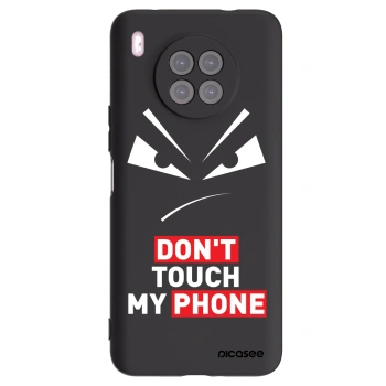 Picasee silikonowe czarne etui na Huawei Nova 8i - Evil Eye - Transparent
