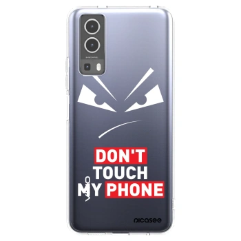 Picasee silikonowe przeźroczyste etui na Vivo Y72 5G - Evil Eye - Transparent