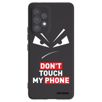 Picasee silikonowe czarne etui na Samsung Galaxy A53 5G A536 - Evil Eye - Transparent