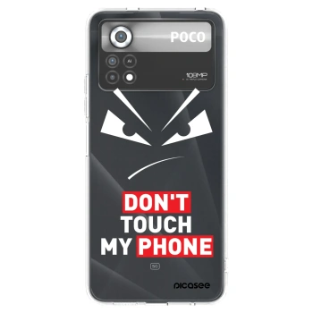 Picasee silikonowe przeźroczyste etui na Xiaomi Poco X4 Pro 5G - Evil Eye - Transparent