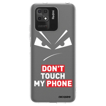 Picasee silikonowe przeźroczyste etui na Xiaomi Redmi 10C - Evil Eye - Transparent