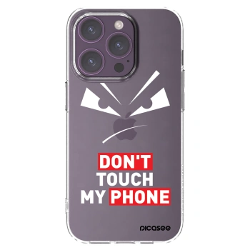 Picasee silikonowe przeźroczyste etui na Apple iPhone 14 Pro - Evil Eye - Transparent