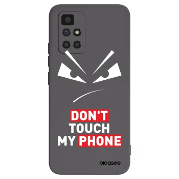 Picasee silikonowe czarne etui na Xiaomi Redmi 10 (2022) - Evil Eye - Transparent