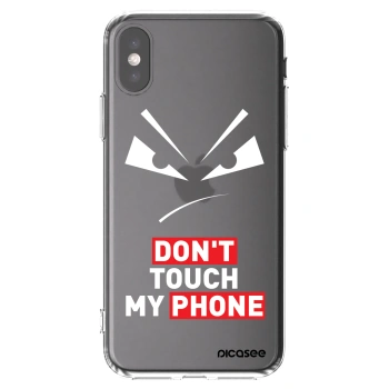 Picasee silikonowe przeźroczyste etui na Apple iPhone X/XS - Evil Eye - Transparent