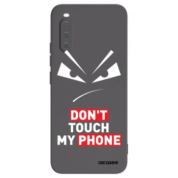Picasee silikonowe czarne etui na Sony Xperia 10 III - Evil Eye - Transparent
