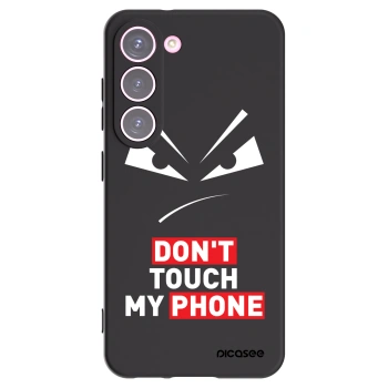 Picasee silikonowe czarne etui na Samsung Galaxy S23 5G - Evil Eye - Transparent