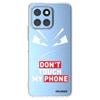 Picasee silikonowe przeźroczyste etui na Honor X8 5G - Evil Eye - Transparent