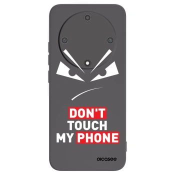 Picasee silikonowe czarne etui na Honor Magic5 Lite 5G - Evil Eye - Transparent