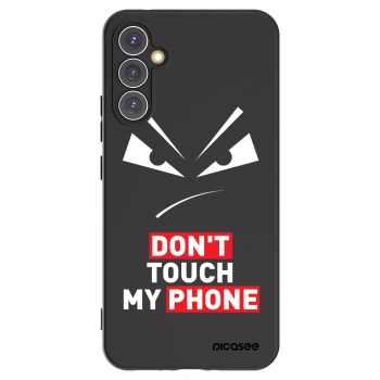 Picasee silikonowe czarne etui na Samsung Galaxy A34 5G A346B - Evil Eye - Transparent