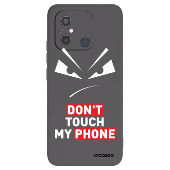 Picasee silikonowe czarne etui na Xiaomi Redmi 12C - Evil Eye - Transparent