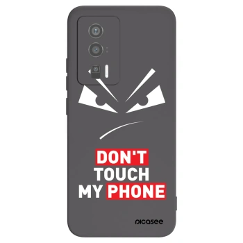Picasee silikonowe czarne etui na Xiaomi Poco F5 Pro 5G - Evil Eye - Transparent
