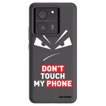 Picasee silikonowe czarne etui na Xiaomi 13T - Evil Eye - Transparent