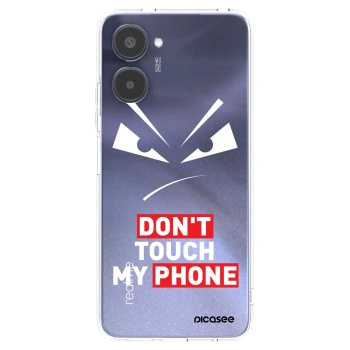 Picasee silikonowe przeźroczyste etui na Realme 10 4G - Evil Eye - Transparent