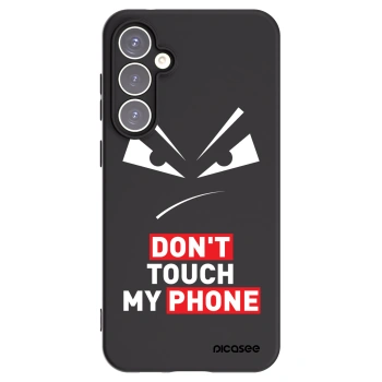 Picasee silikonowe czarne etui na Samsung Galaxy S23 FE S711B - Evil Eye - Transparent