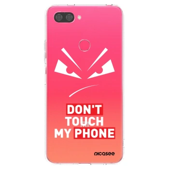 Picasee silikonowe przeźroczyste etui na Xiaomi Mi 8 Lite - Evil Eye - Transparent