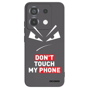 Picasee silikonowe czarne etui na Xiaomi Poco X6 - Evil Eye - Transparent