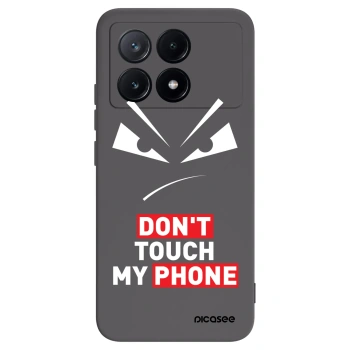 Picasee silikonowe czarne etui na Xiaomi Poco X6 Pro - Evil Eye - Transparent