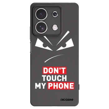 Picasee silikonowe czarne etui na Xiaomi Redmi Note 13 4G - Evil Eye - Transparent