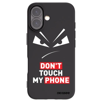 Picasee silikonowe czarne etui na Apple iPhone 16 - Evil Eye - Transparent