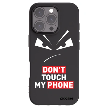 Picasee silikonowe czarne etui na Apple iPhone 16 Pro - Evil Eye - Transparent
