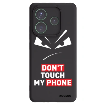 Picasee silikonowe czarne etui na Xiaomi Redmi Note 14 5G - Evil Eye - Transparent