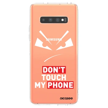 Picasee silikonowe przeźroczyste etui na Samsung Galaxy S10 Plus G975 - Evil Eye - Transparent