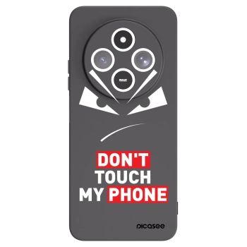 Picasee silikonowe czarne etui na Xiaomi Redmi 14C - Evil Eye - Transparent