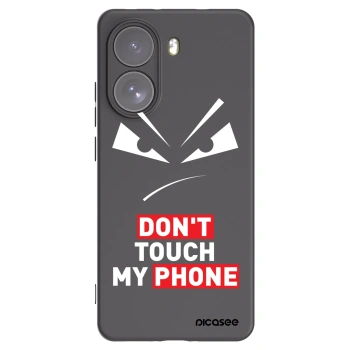 Picasee silikonowe czarne etui na Xiaomi Poco X7 - Evil Eye - Transparent
