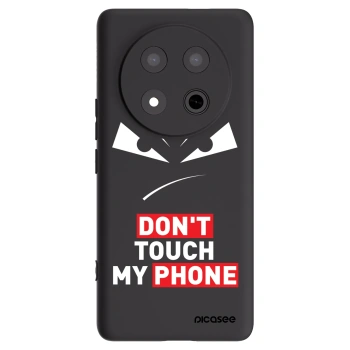 Picasee silikonowe czarne etui na Honor Magic7 Lite 5G - Evil Eye - Transparent