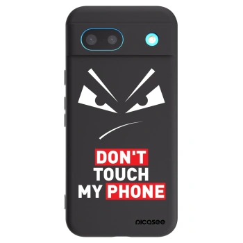 Picasee silikonowe czarne etui na Google Pixel 8a - Evil Eye - Transparent