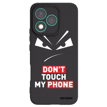 Picasee silikonowe czarne etui na Honor 400 Lite 5G - Evil Eye - Transparent