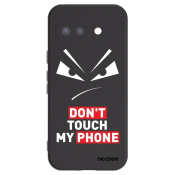 Picasee silikonowe czarne etui na Google Pixel 9a - Evil Eye - Transparent