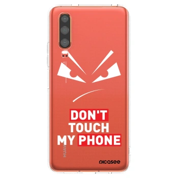 Picasee silikonowe przeźroczyste etui na Huawei P30 - Evil Eye - Transparent